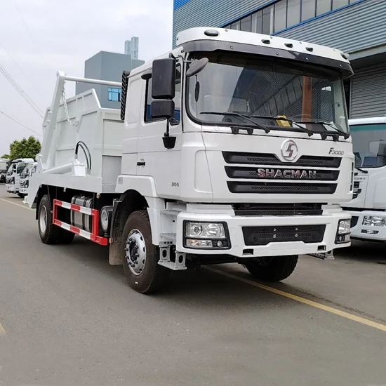 Marque Dongfeng collecte des déchets transfert collecteur d'ordures compacteurs de déchets solides bras oscillant 8/10/12cbm chargeur arrière camion à ordures comprimé