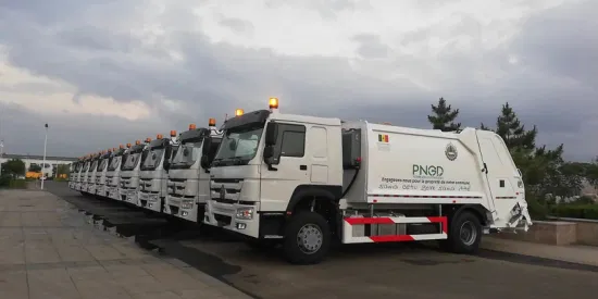 Sinotruk HOWO tout nouveau camion de transport de déchets comprimés de collecte de déchets de transfert de déchets de 16 M³