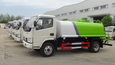 Dongfeng 4X2 3tonne/4tonne/5tonne camion-citerne d'eau camion Bowser camion-citerne arroseur de route véhicule de pulvérisation d'arrosage avec canon à eau camion propre de la ville